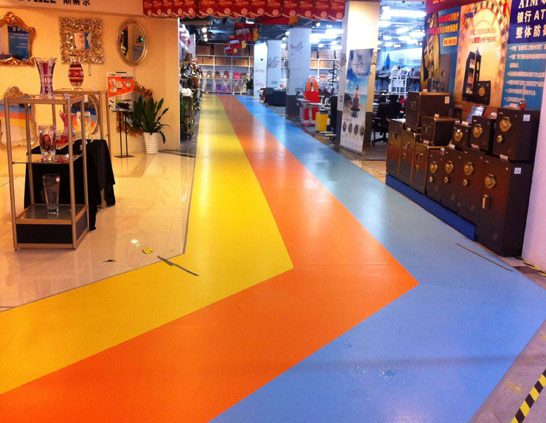 商场pvc塑胶地板